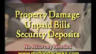 Small Claims Court info from Florida's Clerks & Comptrollers