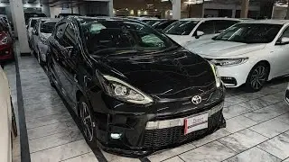 Toyota Aqua GGR Hybrid l Price Peshawar Pakistan 2023 l Black Beauty l Japanese Usedcar Sport