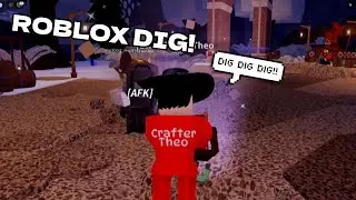 Playing The New DIG Game on Roblox!