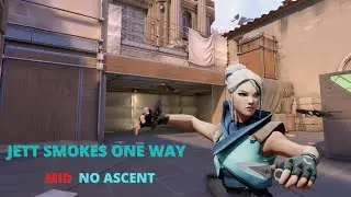 Jett one way smokes a atacar e defender Mid no ASCENT