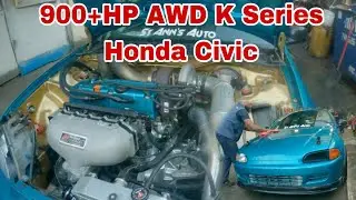 St Ann's Auto 900+HP AWD K Series Honda EG 