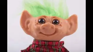 Wishnik, Large, Troll, Dressed, Plaid Shirt, Green Hair, Norfin, Russ, Pointy Ears, Flaw