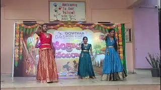 Sankranthi🌾✨#Sankranthi#School#DanceEvent#GiragiriSongs#TraditionalDance#FestivalCelebration