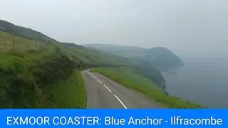 🇬🇧 BUS JOURNEY (TIMELAPSE) | First Buses of Somerset EXMOOR COASTER: Blue Anchor ➔ Ilfracombe