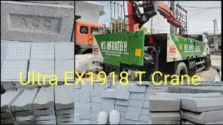Tata Ultra Ex 1918.T Crane/Bricks loading and unloading