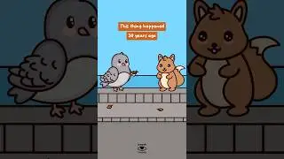 The Time Math 😏 Birdie & Squirrel | Relatable Animation Meme | Original Audio: artaroundmars