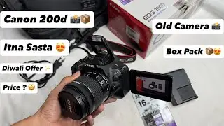 DIWALI OFFER 🤩 Canon 200d With 18-55 Kit Lens | Second Hand Camera Market | Old Dslr Camera Shop 📸📍