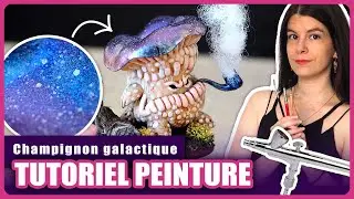 Tuto peinture de miniature : Champignon galactique (Impression 3D & aérographe)