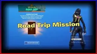 Unlocking the Atmosphere back bling in Fortnite | Road Trip mission