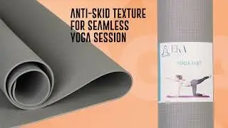Yoga Mat 4 mm Essential | Lightweight, Anti-Skid & Non-Toxic Yoga Mat by FDV