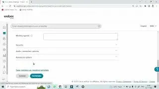 How to Schedule a Meeting on Webex | Tutorial in Hindi