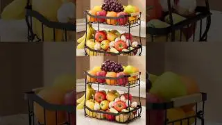 Fruit Basket for Kitchen Counter - 2 Tier #shorts #amazon #beautifultools #makeeverything
