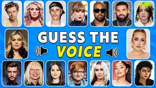 Guess the RAPPER & SINGER By Their Voice🎵✅📀| 99.9% Fail | Most Viral Rap Quiz | The Quiz Mania