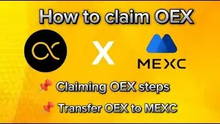 How to claim OEX token and sell it to MEXC exchange. The step by step guide.