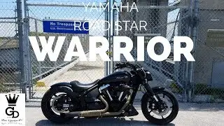 YAMAHA WARRIOR 1700 Midnight Custom exhaust sound 2-1 monster pro pipe