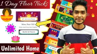Google pay Diwali New offer!!  Gpay Indi-Home Unlimited Floor Trick !! Technical Rajat Pawar.
