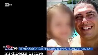 Bimba giù dalla finestra, il papà: 