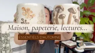 Essentiels d'automne 2 : papeterie, maison, boissons chaudes, séries & livres