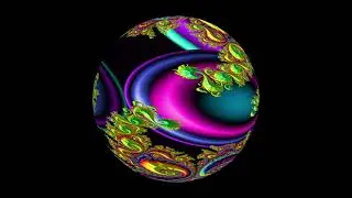 4-2-2024 Fractal Planet Roll 4k 64 second animation