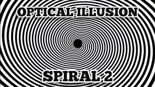 SPIRAL 2. An optical illusion. DECEPTION OF VISION.