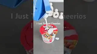 I Just Turned Cheerios Into This...#cheerios #icecream #asmrfood #fypage #homemade #food