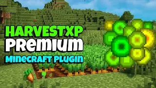 XP FROM CROPS!?!?!? - HarvestXP Premium - Minecraft Plugin Showcase