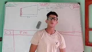 RDM video 14 calculer les efforts tranchant et le moment fléchissant