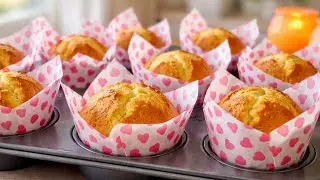 My Favourite 5-Minute Condensed Milk Muffins ❤️🧁