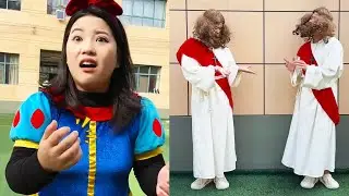 Snow White turned Jesus into two!#COSPLAY #FUNNY