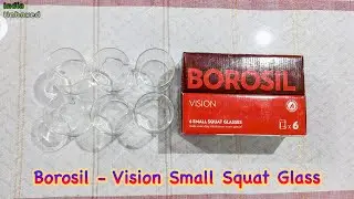 Borosil - Vision Small Squat Glass, 205 Ml + 20 Ml#indiaunboxed