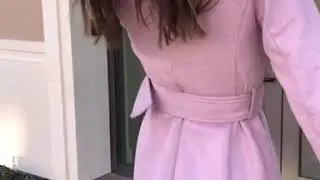 FASHIONABLY CHIC BLUSH TRENCH COAT