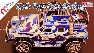 Kids Toys Cars Making || Warrior Assault Vehicle || 3D Puzzle || My Kids Rhymes