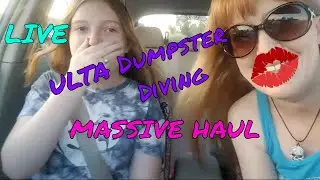 Live Ulta Dumpster Diving And Haul
