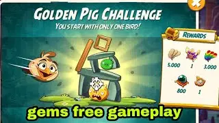 Angry birds 2 the golden pig challenge with melody 28 jan 2026 gems free#ab2 golden challenge today