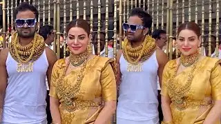 Goldman Sunny Nana With His Wife Visits Tirumala Temple | Bigg Boss Fame Goldmand Sunny Nana | DC