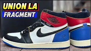 FIRST LOOK!!  Jordan 1 Union LA Fragment Chicago Royal review! 🔥🔥🔥