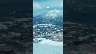 The Beautiful Scenery Of Mount Yotei, Niseko, Japan, As Seen From Mount Niseko Annupuri.