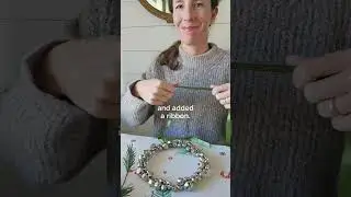 Watch me make a jingle bell wreath