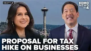 Seattle Mayor Harrell & Councilmember Rinck unveil new B&O tax proposal citing potential Trump cuts