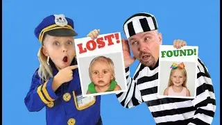 Алиса и Ева играют в полицейскую игру 🚓🐱 &laquo;Загадка пропавшей кошечки&raquo;! Сможете ли вы помочь найти ...