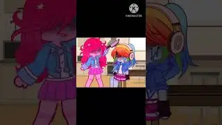 Gacha my little pony ,Pinkie pie and rainbow dash #blood warning
