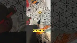 DIY Bathroom Tile!