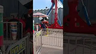 Old school tractor powered carnival ride