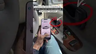 Bluetooth Car Central Lock & advance alarm system Kit | Car Accessories #shorts