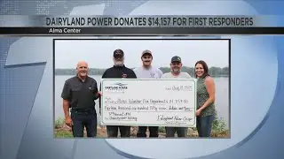 Dairyland Power Cooperative donates $14,157 to Alma Volunteer Fire Department