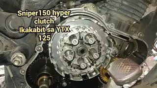 hyperclutch ni sniper150,ikakabit sa yamaha YTX 125 #motorcycle #tips #tutorial #yamaha #fyp