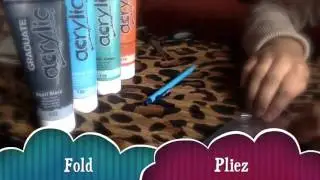 A&F How to make acrylic paint cone at home ? English/French