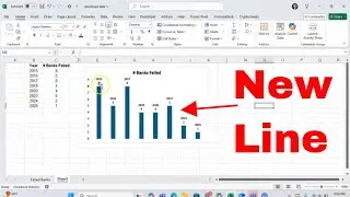 How to Separate Your Data Label With a New Line in Microsoft Excel! #msexcel #tutorial #howto #wow