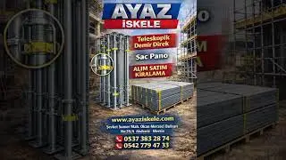 Teleskopik demir direk,sac pano