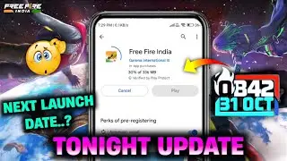 16 October🔥 Tonight Update + FREE FIRE INDIA GOOD NEWS🥳 | Free Fire New Launch Date